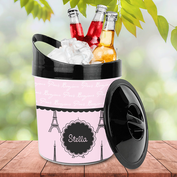 Paris & Eiffel Tower Plastic Ice Bucket - LIFESTYLE