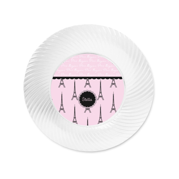 Paris & Eiffel Tower Plastic Party Appetizer & Dessert Plates - Approval