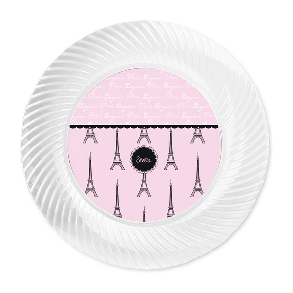 Paris & Eiffel Tower Plastic Party Dinner Plates - Approval