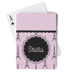Paris & Eiffel Tower Playing Cards (Personalized)