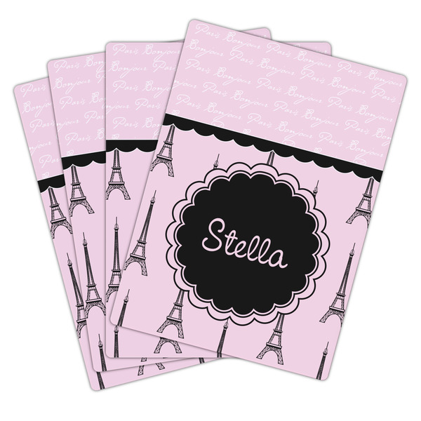 Paris & Eiffel Tower Playing Cards - Hand Back View