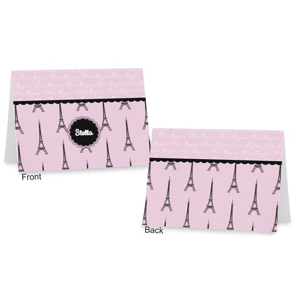 Paris & Eiffel Tower Postcard - Front and Back