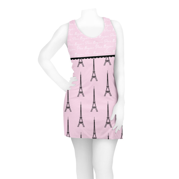 Paris & Eiffel Tower Racerback Dress - On Model - Front