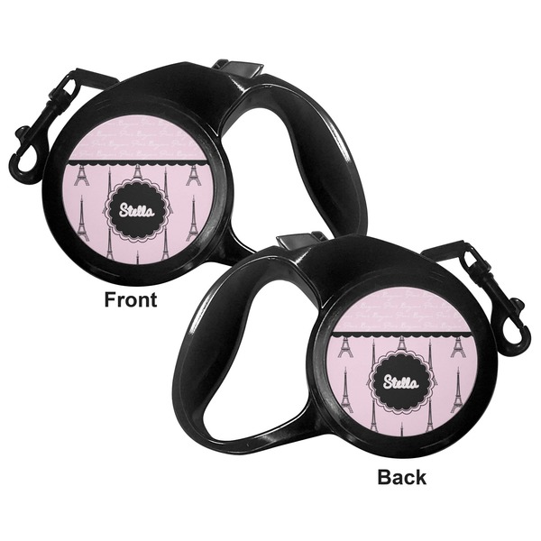Paris & Eiffel Tower Retractable Dog Leash - Medium Large - Apvl