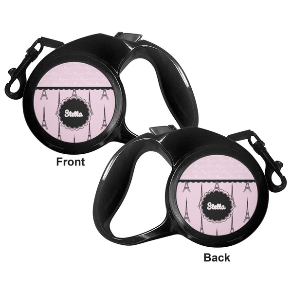 Paris & Eiffel Tower Retractable Dog Leash - Small - Apvl