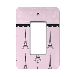 Paris & Eiffel Tower Rocker Style Light Switch Cover - Single Switch