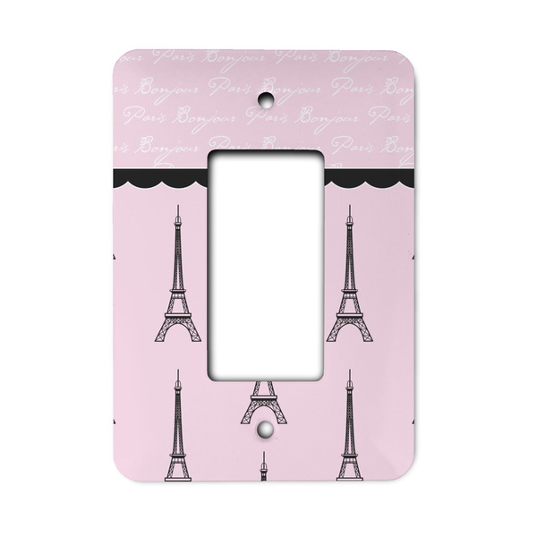 Custom Paris & Eiffel Tower Rocker Style Light Switch Cover