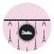 Paris & Eiffel Tower Round Decal - Large (Personalized)