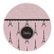 Paris & Eiffel Tower Round Linen Placemat (Personalized)