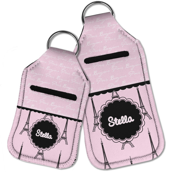 Paris & Eiffel Tower Sanitizer Holder Keychain - Parent Main