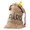Paris & Eiffel Tower Santa Bag - Front (stuffed w toys) PARENT