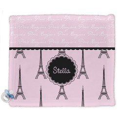 Paris & Eiffel Tower Security Blanket - Single Sided (Personalized)