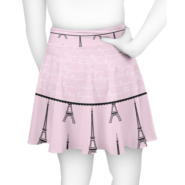 Paris & Eiffel Tower Skater Skirt - Back