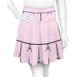 Paris & Eiffel Tower Skater Skirt - X Small