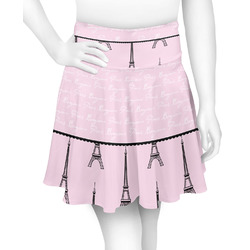 Paris & Eiffel Tower Skater Skirt - X Large