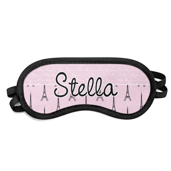 Custom Paris & Eiffel Tower Sleeping Eye Mask (Personalized)