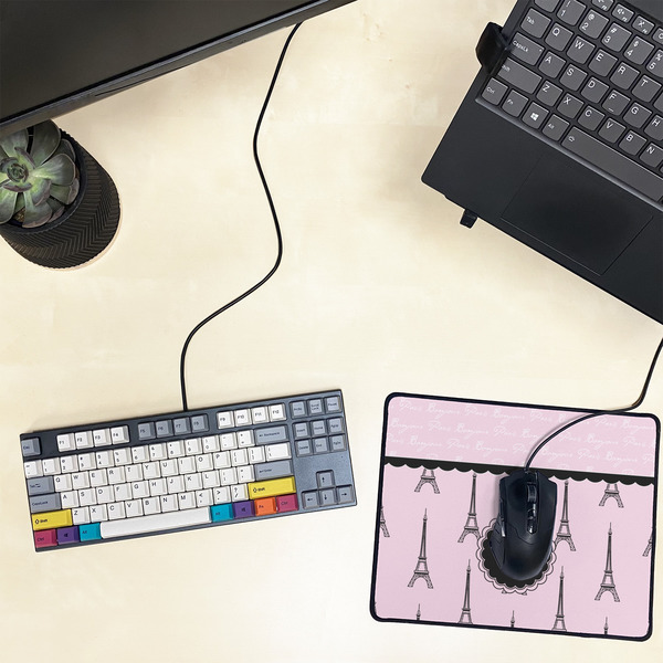 Paris & Eiffel Tower Small Gaming Mats - LIFESTYLE