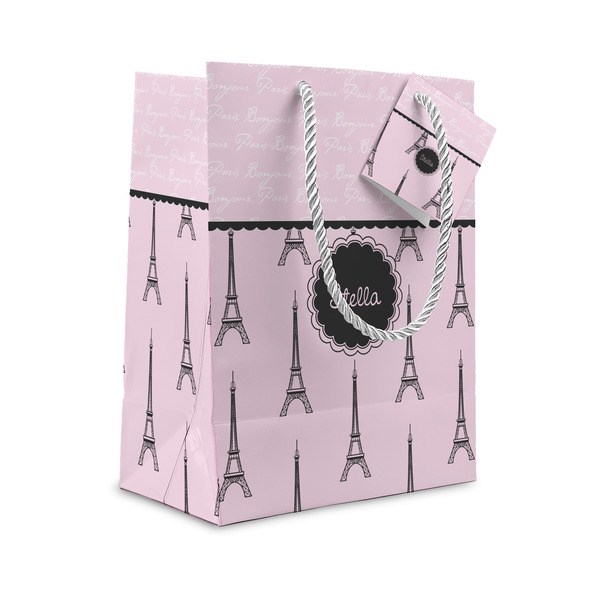 Custom Paris & Eiffel Tower Gift Bag (Personalized)
