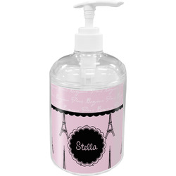 Paris & Eiffel Tower Acrylic Soap & Lotion Bottle (Personalized)