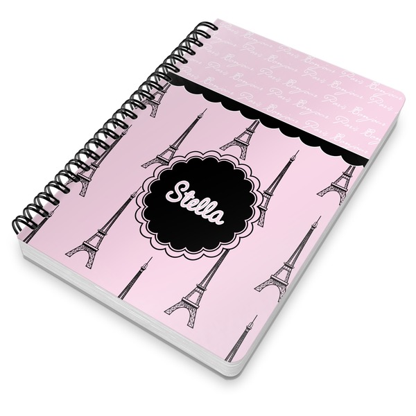 Paris & Eiffel Tower Spiral Journal 7 x 10 - Main