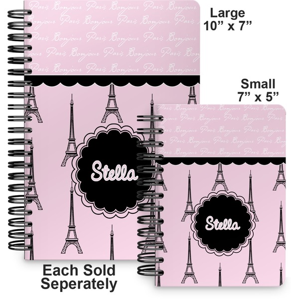 Paris & Eiffel Tower Spiral Journal - Comparison