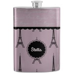 Paris & Eiffel Tower Stainless Steel Flask (Personalized)