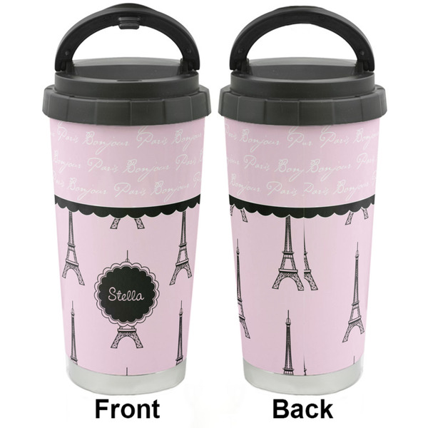 Paris & Eiffel Tower Stainless Steel Travel Cup - Apvl