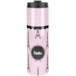 Paris & Eiffel Tower Stainless Steel Skinny Tumbler - 20 oz (Personalized)