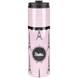 Paris & Eiffel Tower Stainless Steel Skinny Tumbler - 20 oz (Personalized)
