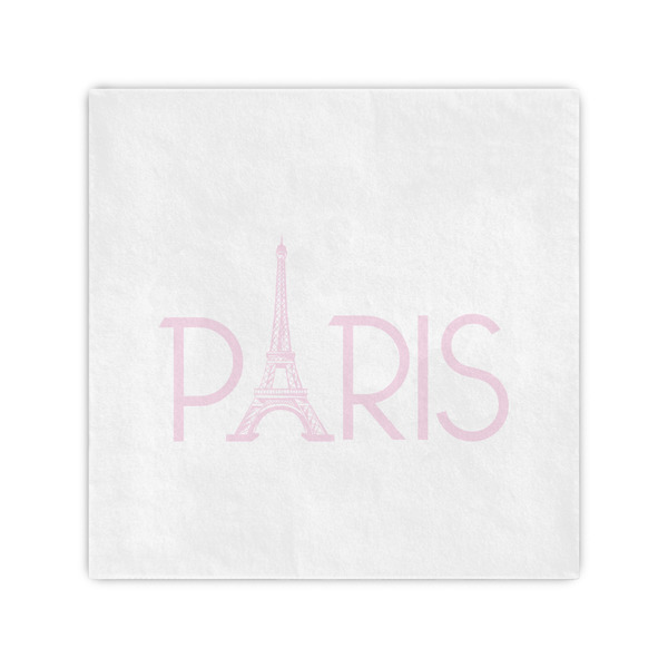 Custom Paris & Eiffel Tower Cocktail Napkins
