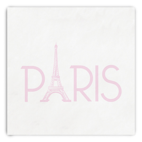 Custom Paris & Eiffel Tower Paper Dinner Napkins