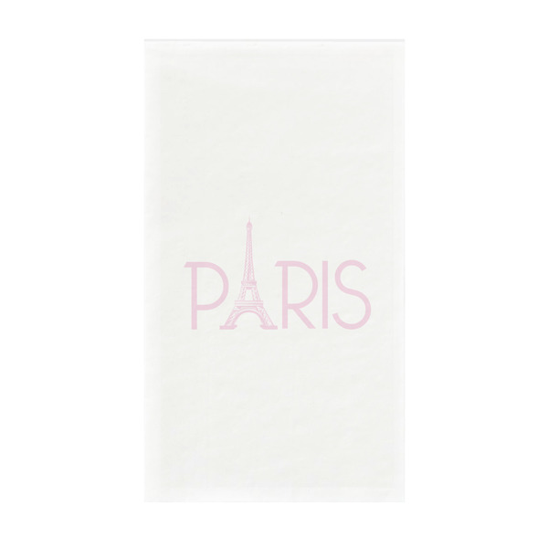 Custom Paris & Eiffel Tower Guest Towels - Full Color - Standard