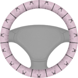 Paris & Eiffel Tower Steering Wheel Cover (Personalized)