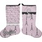 Paris & Eiffel Tower Holiday Stocking - Double-Sided - Neoprene (Personalized)