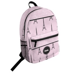 Paris & Eiffel Tower Student Backpack (Personalized)