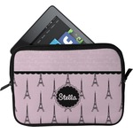 Paris & Eiffel Tower Tablet Case / Sleeve (Personalized)