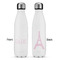 Paris & Eiffel Tower Tapered Water Bottle - Apvl