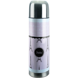 Paris & Eiffel Tower Stainless Steel Thermos (Personalized)