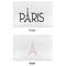 Paris & Eiffel Tower Toddler Pillow Case - APPROVAL (partial print)