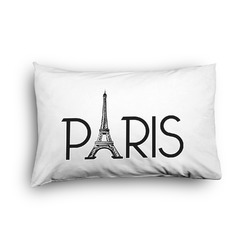 Paris & Eiffel Tower Pillow Case - Toddler - Graphic (Personalized)