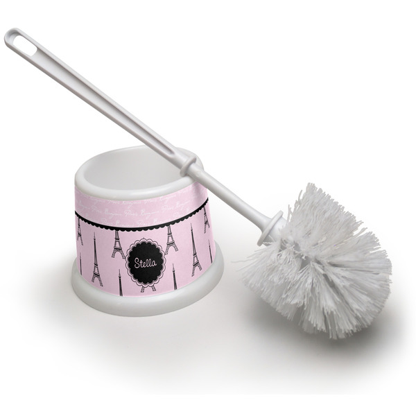 Custom Paris & Eiffel Tower Toilet Brush (Personalized)