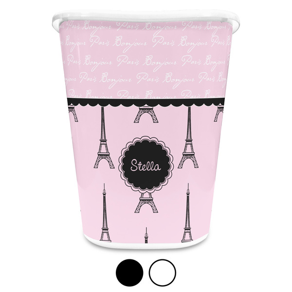 Paris & Eiffel Tower Custom Waste Basket