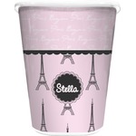 Paris & Eiffel Tower Waste Basket (Personalized)