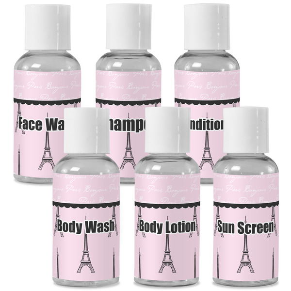 Custom Paris & Eiffel Tower Travel Bottles (Personalized)