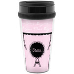 Paris & Eiffel Tower Acrylic Travel Mug without Handle (Personalized)