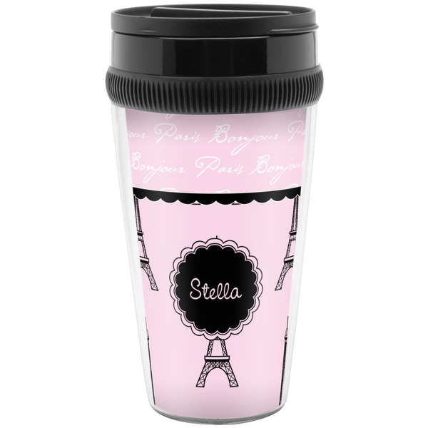 Paris & Eiffel Tower Travel Mug (Personalized)