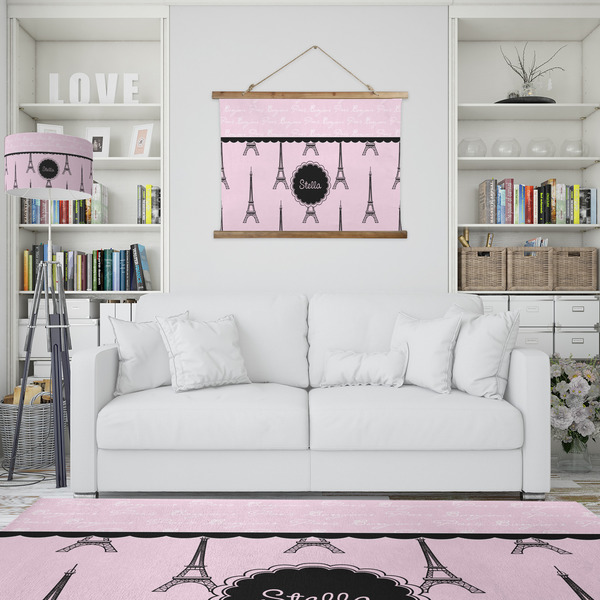 Paris & Eiffel Tower Wall Hanging Tapestry - IN CONTEXT