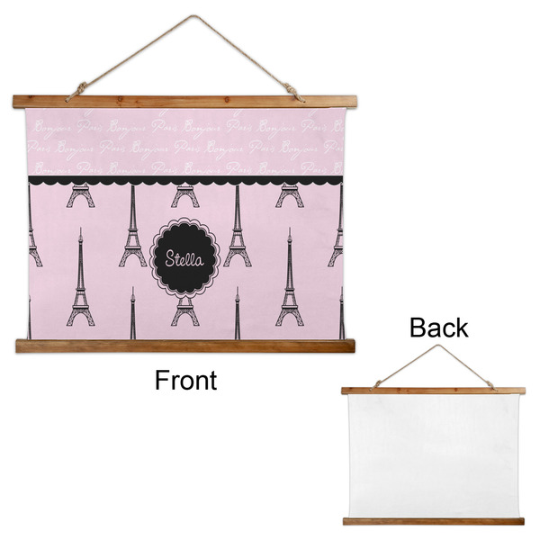Paris & Eiffel Tower Wall Hanging Tapestry - Landscape - APPROVAL