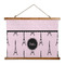 Paris & Eiffel Tower Wall Hanging Tapestry - Wide (Personalized)