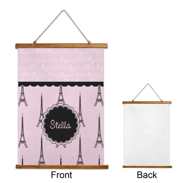 Paris & Eiffel Tower Wall Hanging Tapestry - Portrait - APPROVAL